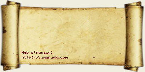 Jasmina Ković vizit kartica